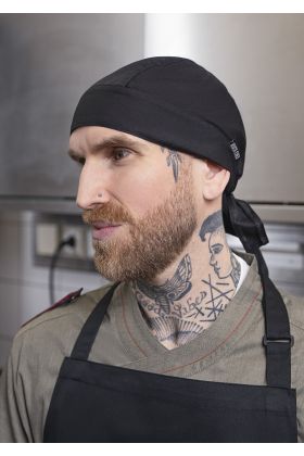Bandana ROCK CHEF®, aus nachhaltigem Material schwarz