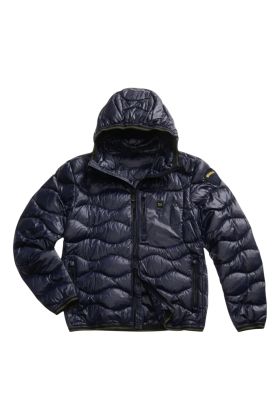 Blauer Herren Jacke