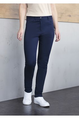 Damen 5-Pocket-Hose Classic-Stretch nachtblau