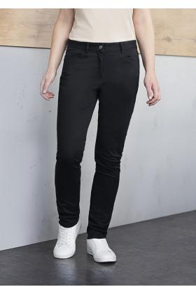 Damen 5-Pocket-Hose Classic-Stretch schwarz