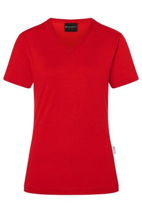 Damen Workwear T-Shirt Casual-Flair, aus nachhaltigem Material rot