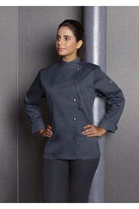 Damenkochjacke Larissa anthrazit