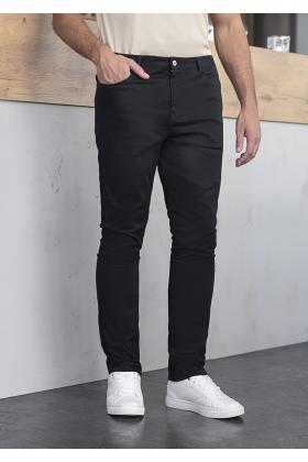 Herren 5-Pocket-Hose Classic-Stretch schwarz