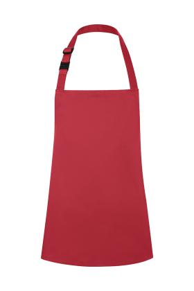 Kinderlatzschürze Basic mit Schnalle himbeere