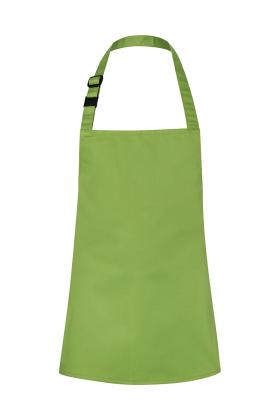Kinderlatzschürze Basic mit Schnalle limette