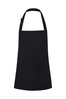 Kinderlatzschürze Basic mit Schnalle schwarz