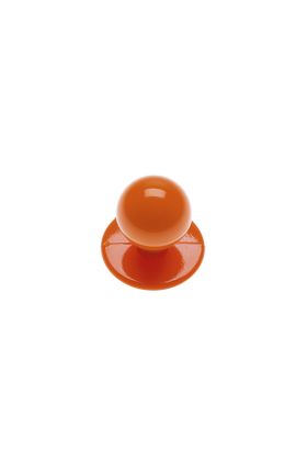 Kugelknöpfe Orange, 12 Stück / Pack