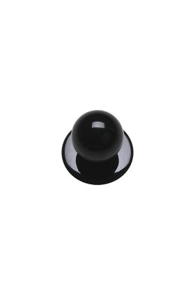 Kugelknöpfe Schwarz, 12 Stück / Pack