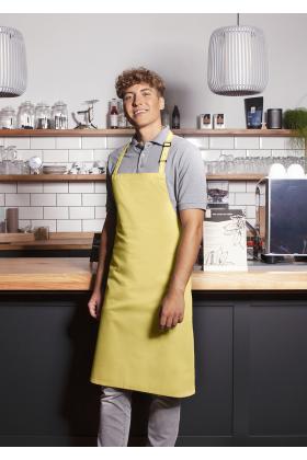 Latzschürze Basic mit Schnalle sonnengelb