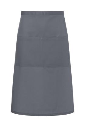 XXL-Bistroschürze Basic in Übergröße mit Tasche anthrazit