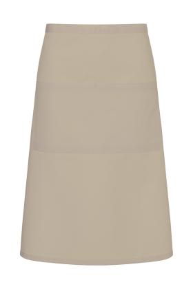 XXL-Bistroschürze Basic in Übergröße mit Tasche sand